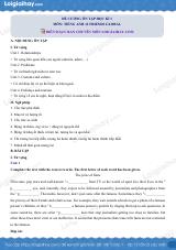 Đề cương ôn tập HK1 tiếng Anh 12 friends global có đáp án